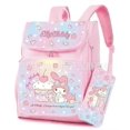 thumbnail image 1 of Sanrio Hello Kitty Melody Kulomi Children's Backpack Cartoon Cute Original Girl Kawaii Large Capacity Student School Bag, 1 of 4