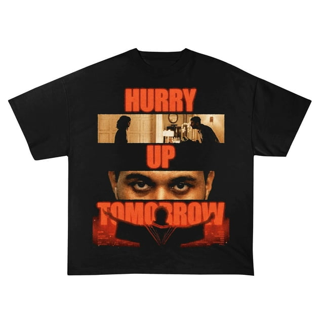 The Weeknd Hurry up Tomorrow T-Shirt, Tee-Shirt Rétro Concert Fan Merch - comme sur l'Image - TG
