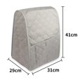 thumbnail image 2 of Funda para batidora de pie, funda protectora (color café) con bolsillos y bolsa de almacenamiento para accesorios de batidora de pie, compatible con Kitchenaid, Sunbeam, Cuisinart, Hamilton St, 2 of 3
