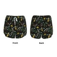 thumbnail image 3 of Pofeuu Wasp and Florals Print Women's Athletic Shorts Running Workout Shorts Tummy Control Quick Dry Gym Shorts with Pockets Double layer sports shorts-XX-Large, 3 of 7