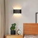 thumbnail image 3 of Luz LED de pared para dormitorio de 6 W, con brillo cálido de 3000 K, resistente al agua IP65, ideal para pasillos, escaleras, hoteles y bares, accesorio decorativo negro, 3 of 5