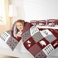 thumbnail image 4 of Manfei Jungle Wildlife Deer Bedding Comforter Set,Country Farmhouse Lodge Twin Comforter Sets,Outdoor Adventure Bedding Set For Kids,Breathable Home Decor Reversible,2-Piece, 4 of 8