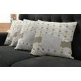 thumbnail image 5 of Ambesonne Abstract Throw Pillow Cover 4 Pack, Polka Dots Image, 24", Pale Brown Marigold, 5 of 5