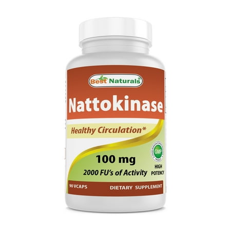 Best Naturals Nattokinase, 2000 FU, 100 Mg, 90 Vegi (Best All Natural Ed Supplements)