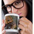 thumbnail image 2 of 3drose, Two Toads in Love, 15oz Two-tone Black Mug, 2 of 6