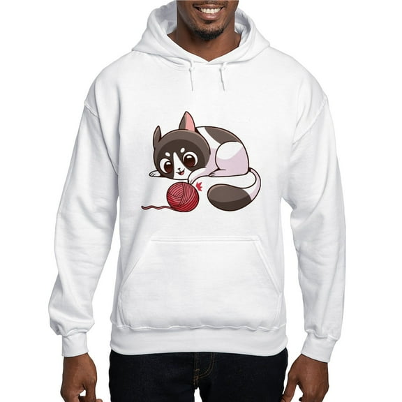 CafePress - Cute Kawaii Cat Sweatshirt - Pullover Hoodie, Hooded Sweatshirt