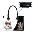 thumbnail image 5 of Kinkalow Cat Bag, Personalized Leather Handbags For Women - Personalized Bag with Name - Tote Bags for Mom Grandma - Custom Gifts Ideas for Her, Gift for Cat Lover, Cat Mom, 5 of 7