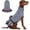 04# Grey, variant on KYEESE Dog Sweater, Blue Turtleneck Sweater Dress with Bowtie, Dog Sweater for Small Dogs, L