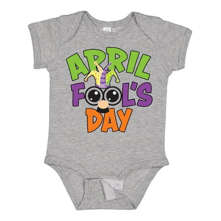 

Inktastic April Fools Day with Funny Face Replacing O Gift Baby Boy or Baby Girl Bodysuit