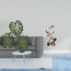 thumbnail image 2 of Arte Mural De Madera Con Hojas De Palma Tropicales Y Figuras De Payasos. Decoración Creativa De La Jungla Para Dormitorio, Baño, Mueble De TV Y Comedor., 2 of 7