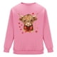 thumbnail image 4 of Ceisia Men's Regular-Fit Crew-Neck Heart-Yak Printed Casual Sweatshirt Gift, 4 of 6