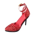 thumbnail image 1 of Sandalias de Tacón Alto Perfecl Figura a Escala 1/6 Rojo, 1 of 8