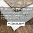 thumbnail image 6 of Koeckritz Rugs Ultrashield Premium Memory Foam Rug Pad, Safe for All Floors, 2'x3', 6 of 8