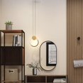 thumbnail image 2 of Colgante Led Decor Living Negro Dorado 25X20 Cm Metal Acríli, 2 of 2