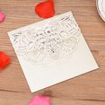 thumbnail image 4 of Papel de perla, corte por láser, tarjetas de invitación de boda, kits de tarjetas de felicitación Eccomum Tarjetas de invitación, 4 of 7