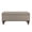 Brown, variant on HomePop Large Storage Bench with Nailhead Trim, 42"W x 18"D x 18"H, Cream