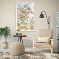 thumbnail image 5 of Window Privacy Film,Stained Glass Sticker Floral Window Film, Privacy Window Film,Decorative Static Clings UV Blocking Colorful Decals,Removable Vinyl Covering Rainbow Window Film, 17.5'' x 47.2'', 5 of 5