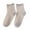 Grey, variant on Daznico Socks for Women - Ladies' Cute Ruffled Frilled Striped Color Blocked Cotton Knitted Casual Round Crew Socks