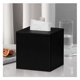 thumbnail image 4 of (Black) Facial Tissue Box Cover/holder For Bathroom Vanity Countertops - Black, 4 of 5