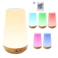 thumbnail image 4 of Colorful Night Light RGB Color Changing Atmosphere Light with Remote Touch Control Rechargeable Bedside Lamp Dimmable Table Lamp Suitable for Living Room, Bedroom and Office, 4 of 8