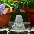 thumbnail image 3 of Desktop Ornament Buddha Statue for Home Garden Aquarium Small Sculpture for Desk Display, 3 of 3