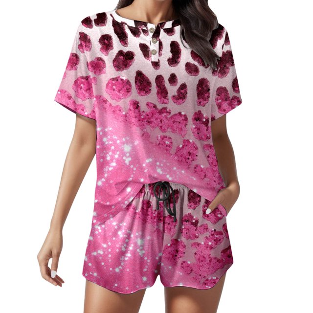 JHLZHS Workout Sets for Women Shorts Fashion Two Piece Outfits for Women Suitable Sets Button Down Top and Shorts Set Sweatsuits with Pockets Womens Shorts Set Two Piece Short Set