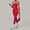 Red, variant on SKQIT Womens Workout Set Two Piece Racerback Color Block Sports Bra Matching High Waist Leggings Gym Work Pilates Outfits