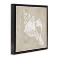 thumbnail image 3 of Stupell Industries Cottage Rustic Distressed Conch Black Floating Frame Canvas Art, 25 x 25, by Carol Robinson, 3 of 8