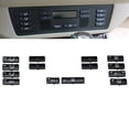 thumbnail image 2 of 4X Tapa de 14 Botones Aire Acondicionado para AutomóVil A / C Panel de Control Interruptor Tapa de Tecla para E39 E53 525I 530I 540I M5 X5, 2 of 6