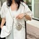 thumbnail image 4 of Bolso de mano de noche con forma de concha bolso pequeño y elegante con correa de cadena Mini bolso Hobo, 4 of 7