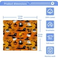thumbnail image 5 of SKYSONIC Halloween Ghost Pumpkin Cotton Washcloths Set of 4, Highly Absorbent Soft Fingertip Towel for Bathroom, Gym, Hotel and Spa, 12 x 12 Inch, 5 of 7