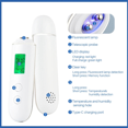 thumbnail image 2 of Skin Moisture Tester Smart Water and Oil Tester LCD Display Facial Skin Moisture Meter Fluorescent Agent Detector, 2 of 7
