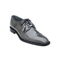thumbnail image 3 of Belvedere Batta Gray Genuine Ostrich Cap-toe Men's Lace-up Shoes (9), 3 of 3