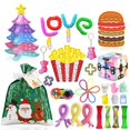 thumbnail image 1 of goowrom Christmas Decompression Toys Kit, Stress Relief Squeezing Board Game, 1 of 8