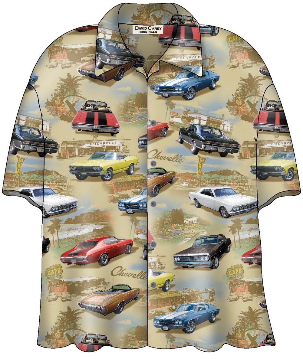 David Carey Chevy Chevelle Camp Shirt 