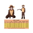 thumbnail image 4 of Conjunto de mono infantil Tsseiatte de peluche de manga larga con capucha y cubrepiés, disfraz de Halloween, ropa de dormir para cosplay, 4 of 8