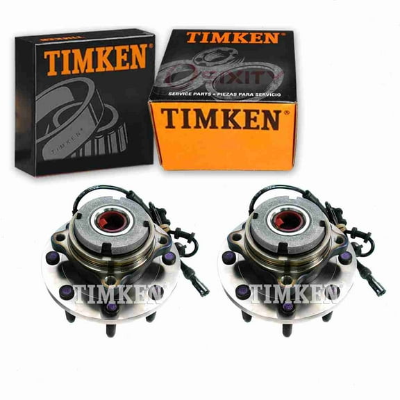 2 pc Timken SP580205 Wheel Bearing Hub Assembly for 3C3Z1104A 3C3Z1104BA 402.65002 515056 715056 725-0166 BR930438 HUB111 Driveline Axle Axles Hubs