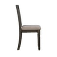 thumbnail image 3 of Pemberly Row Transitional Wood Set of Two Dining Side Chairs in Gray, 3 of 10