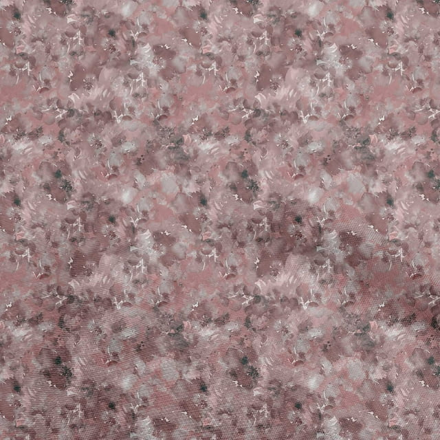 oneOone Silk Tabby Wine Fabric Abstract Floral Fabric For Sewing Printed Craft Fabric By The Yard 42 Inch Wide