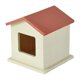 thumbnail image 3 of Caja conmemorativa para mascotas Yinane Urna de madera en forma de casa azotea rosa 16x15x15cm, 3 of 8