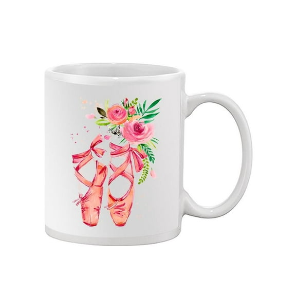 Ballet Shoes With Roses  Mug Unisex's -Image by Shutterstock