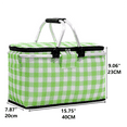 thumbnail image 4 of Holocky Large Picnic Basket Insulated Foldable Cooler Bag for Camping Picnic Travel Lunch Bag, 4 of 4