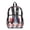 American Flag Poppy Print, variant on Pet Mom Blue Clear Backpack Heavy Duty PVC Transparent Bookbag for Girls Women , 17 Inch See Through Book Bag with Reinforced Straps, Large College Backpack Work Bag Daypack