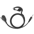 thumbnail image 1 of Auricular de radio bidireccional, auricular con gancho para la oreja para auriculares ICO probado y confiable, 1 of 8