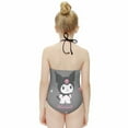thumbnail image 2 of Kuromi And My Melody Girls One Piece Swimsuits Hawaiian Summer Swimwear Beach Bathing Suit Outfits, 2 of 7
