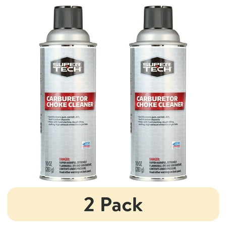 (2 pack) Super Tech Universal Carburetor Cleaner Universal — 10% VOC, 10 oz. 1 Pack