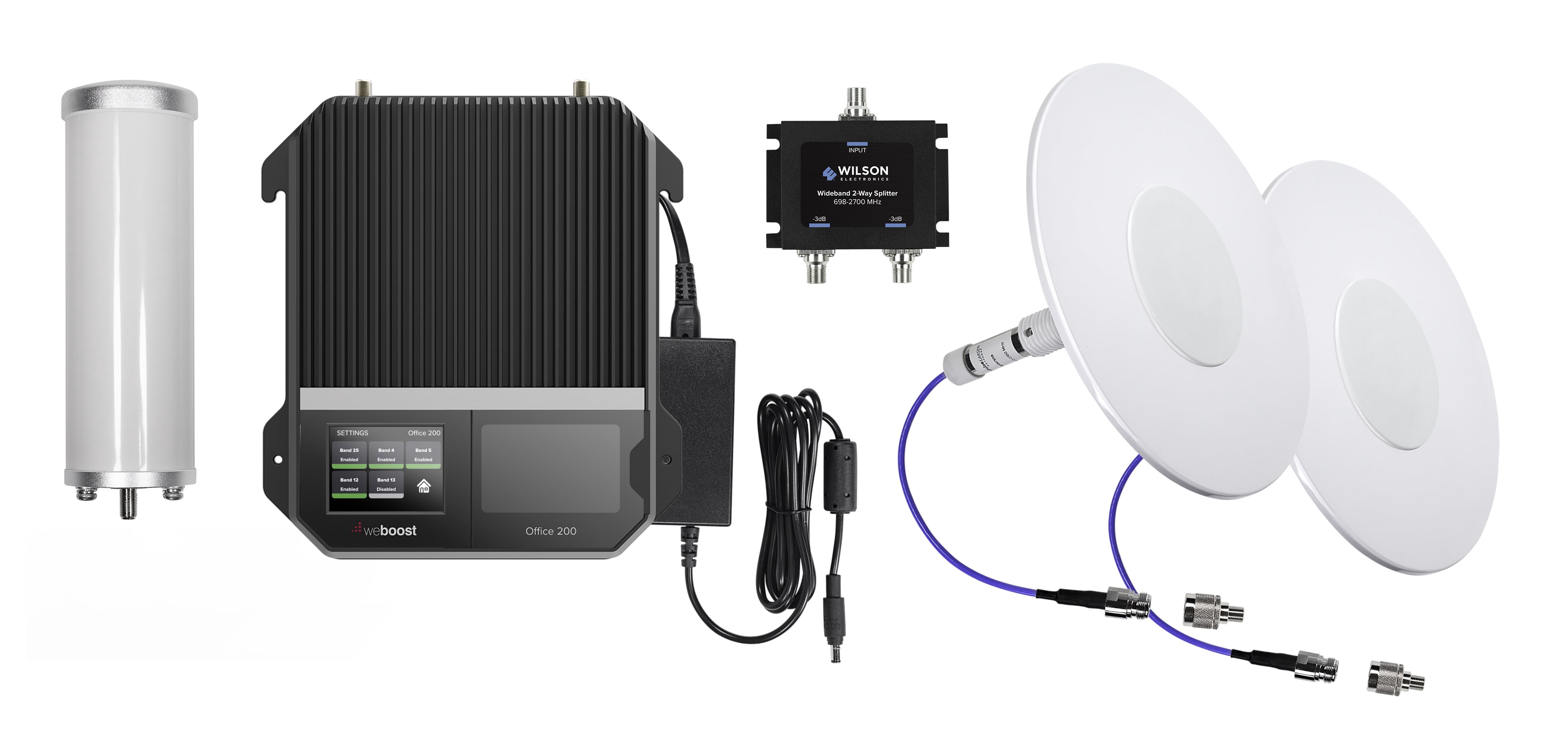 weBoost Professionally Installed Office 200 High-Performing Cell Phone Signal Amplifier for Small/Medium Businesses and Warehouses (Model 473047)