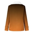 thumbnail image 4 of Winter Warm Zip Up Caots for Womens Fashion Plus Size Composite Plush Button Lapels Jacket Outwear Coat, 4 of 6