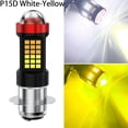 thumbnail image 1 of H6 BA20D H4 P15D LED Motorcycle Headlight Bulb Super Bright 3575 3000LM 12V-80V, 1 of 10