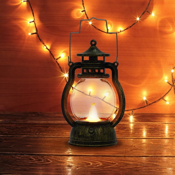 VERDANVERSE Portable Dark Brown LED Camping Lantern Handheld Tent Light for Outdoor Hiking, Camping, and Emergency Use